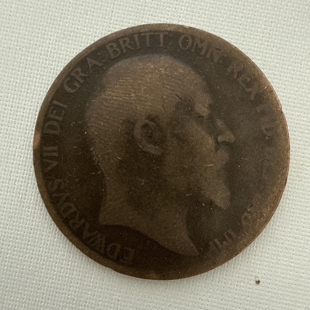 GREAT BRITAIN PENNY 1903 EDWARD VII DEI GRA.BRITT.OMN.REX FID.DEF.IND.‎ I